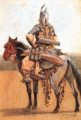 Feszty Árpád - Honfoglaláskori magyar lovas