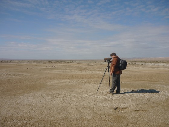 Felfedező úton a a Turán Szövetség a Kara-kum sivatagban - a képen Ványi Róbert 