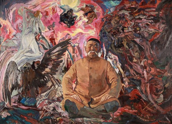 Szüjmönkul Csokmarov: Szajakbaj Karalajev / festmény - kaktus.media