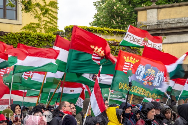 Tüntetés a magyar jogokért Pozsonyban / Fotó: Hideghéthy-Felvidék.ma