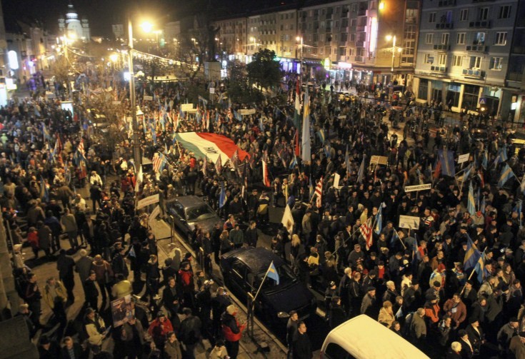 Marosvásárhelyi tüntetés 2013-ban