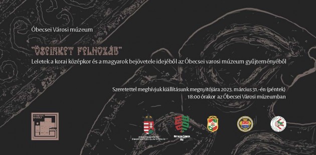 Öbecsei kiállítás megnyitó meghívó  magyar